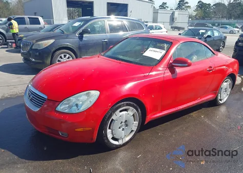 2003 Lexus Sc 430 z USA, uszkodzony, nr VIN JTHFN48Y630043466